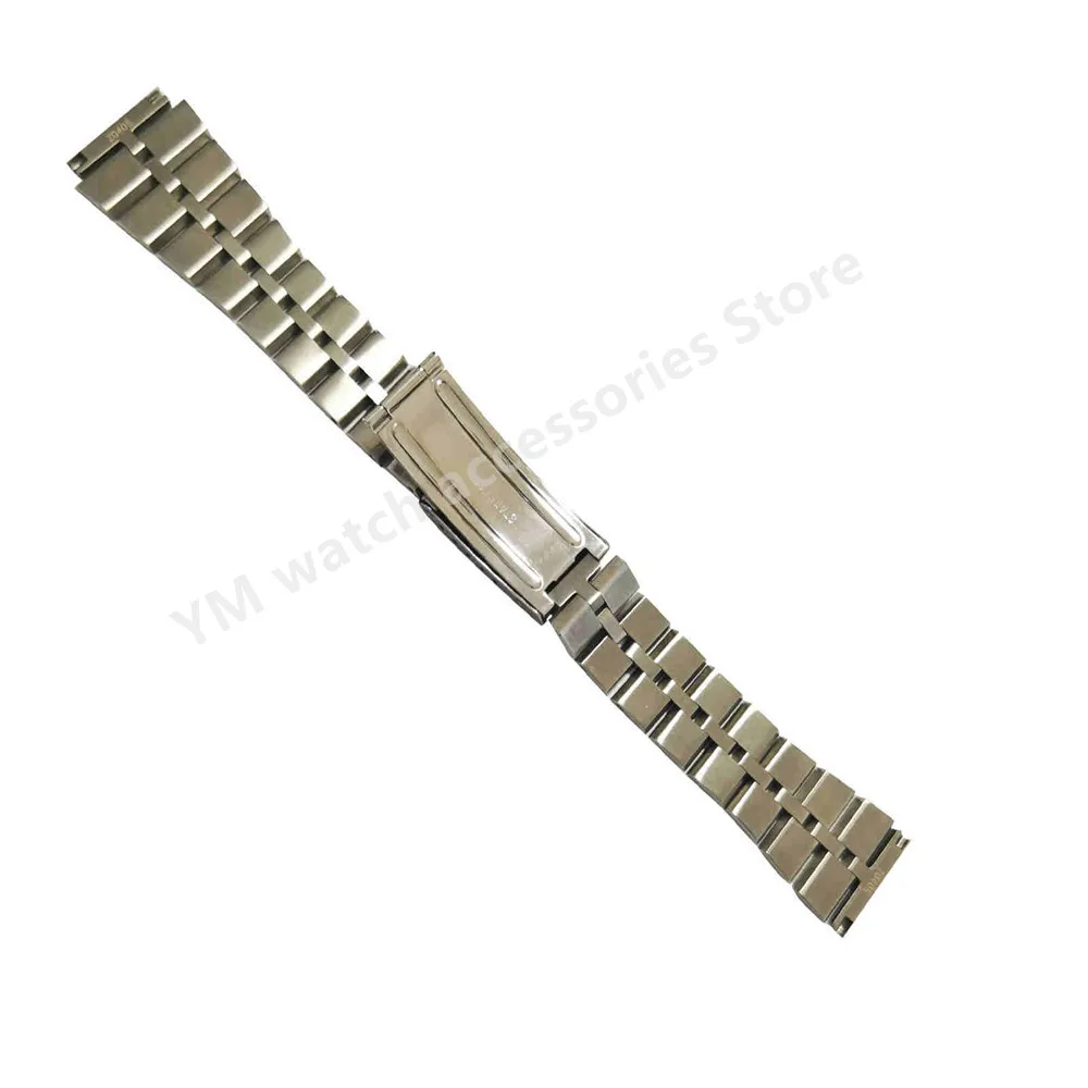 20mm 316L Stainless Steel Straight End Fishbone Watch Band Strap Bracelet For SKX 6138 0040 BVT 04770 Watch