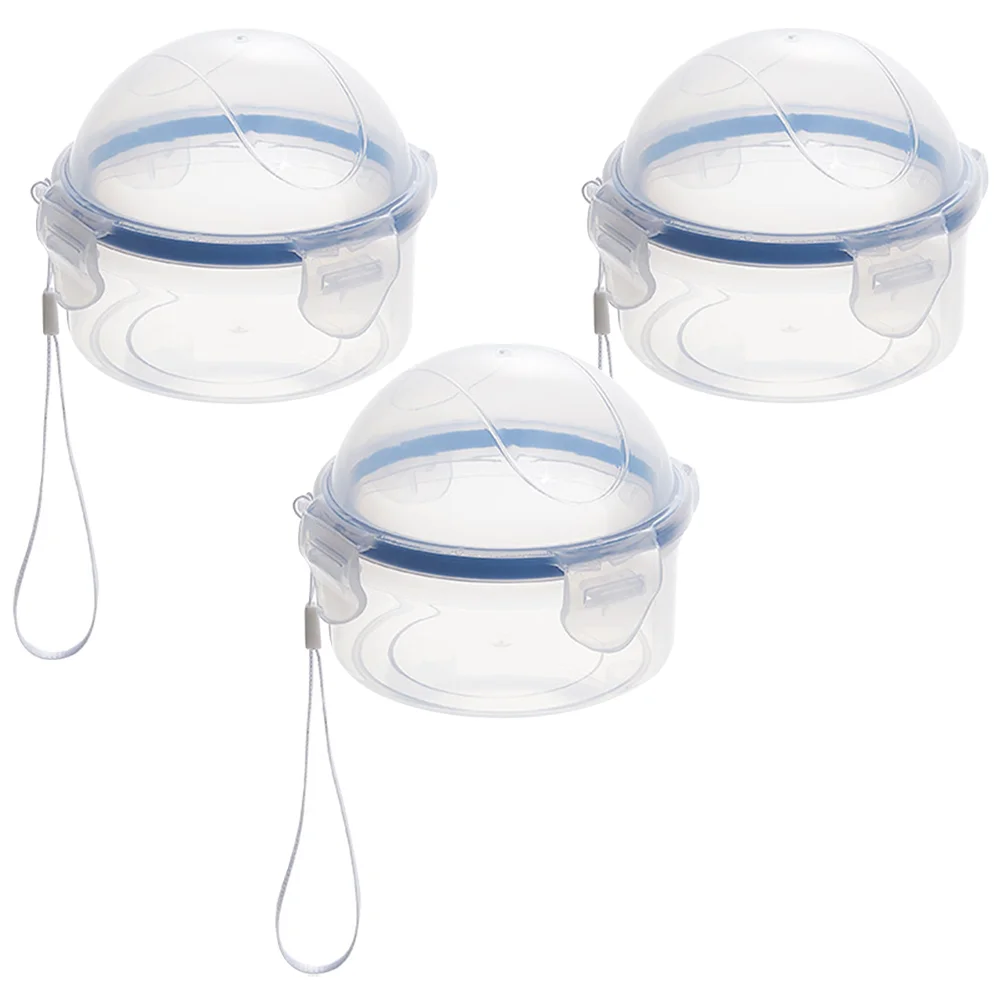 

3Pcs Storage Transparent Preservation Box Storage Containers Fruit Storage Case for Freezer Fruit