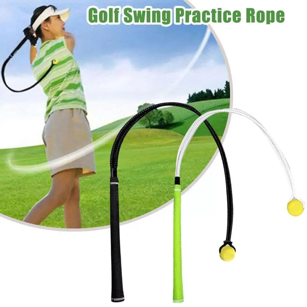 

Golf Swing Practice Rope For Teenager Adult Beginner Training Adjustable Assistance Exercises Rope Golf Supplies Accessory C6t0