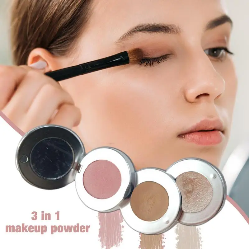 

Blush And Highlighter Palette Contouring Eyeshadow All-In-One Eye Shadow Palette Matte Waterproof Blendable Cheeks Highlighter