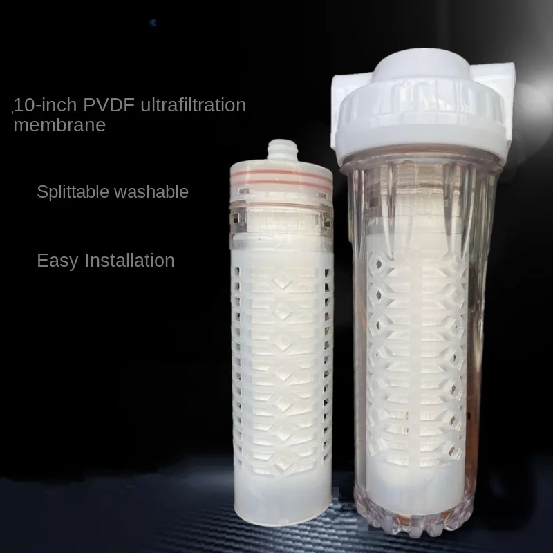 10 Inch PES/PVDF Flat/socket Ultrafiltration Membrane Filter Core Hollow Ultrafiltration Filter Cartridge Removable and Washable