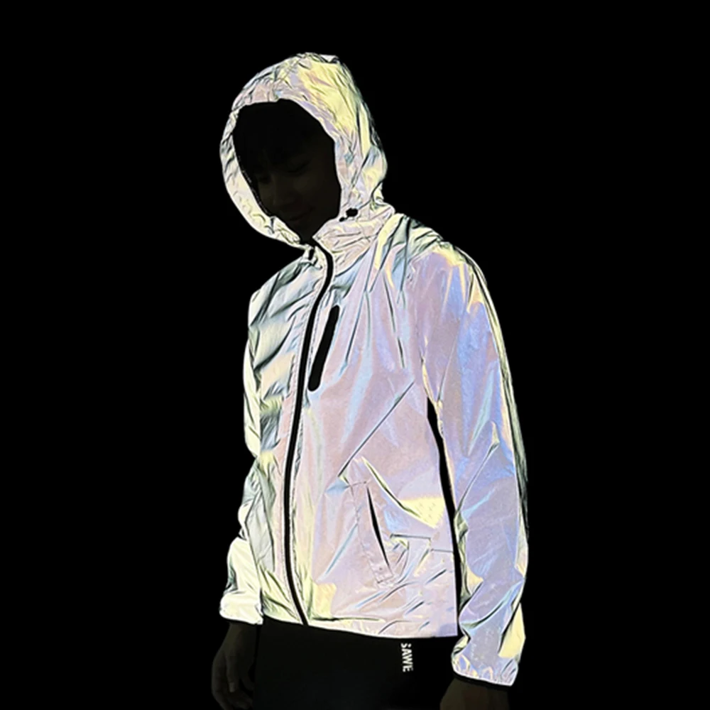 Мотоциклетная Светоотражающая куртка с капюшоном WOSAWE водонепроницаемая