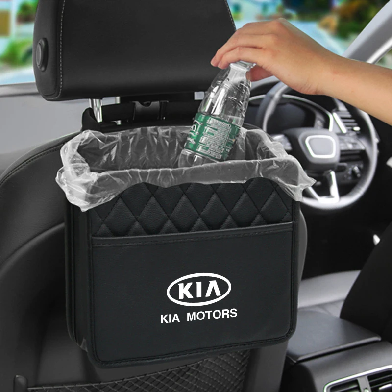 

Car Leather Waterproof Storage Organizer For Kia Sportage Ceed Rio Picanto Sorento Soul Cerato Venga Cadenza Forte K9