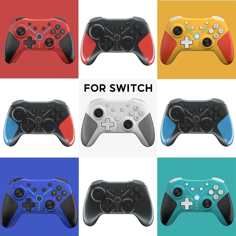 

Беспроводной контроллер для Nintendo, Bluetooth-джойстик, двойная вибрация, трубка, 6 осей, для ПК с проводным подключением
