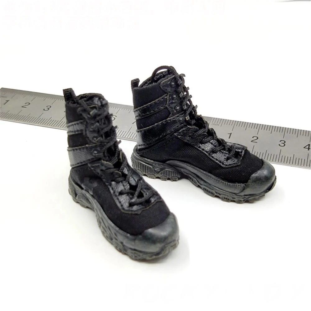 

Hot Sale 1/6th DAMTOYS DAM 78071 Russia Alpha St. Petersburg Black Combat War Hollow Shoes Model For 12inch Body Doll Collect