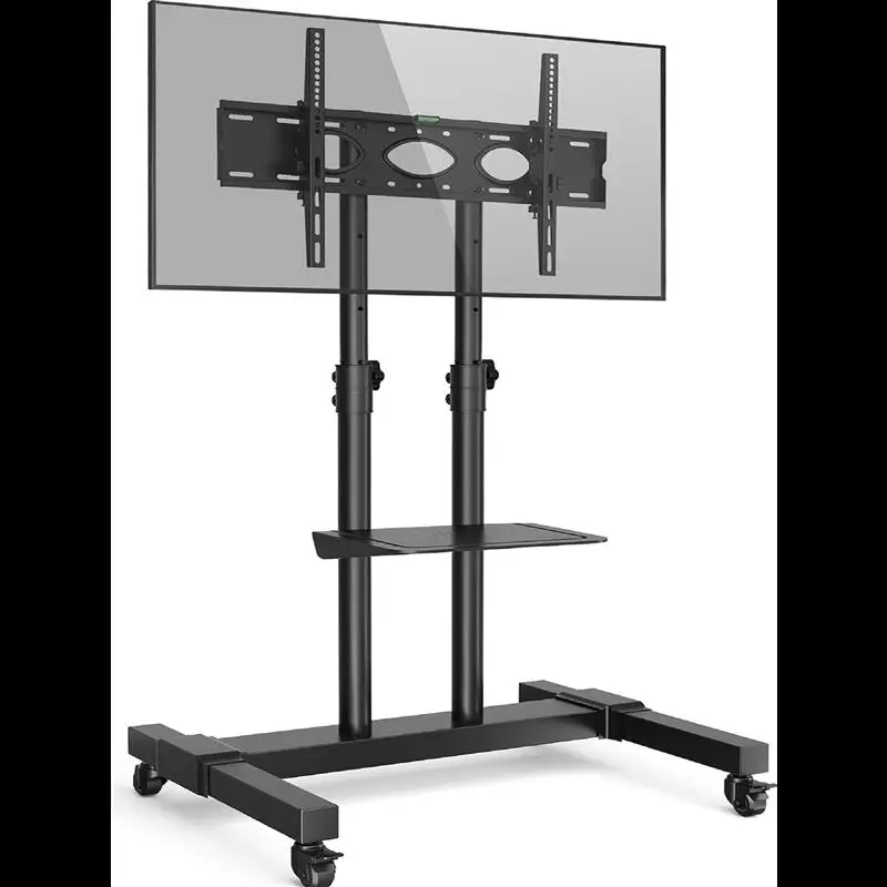 

TV Stands,TV Mount Stands,Tall Rolling TV Stand,with Wheels,Flat Panel TVs Tilt,Mobile TV Cart,32 to 85 Inch