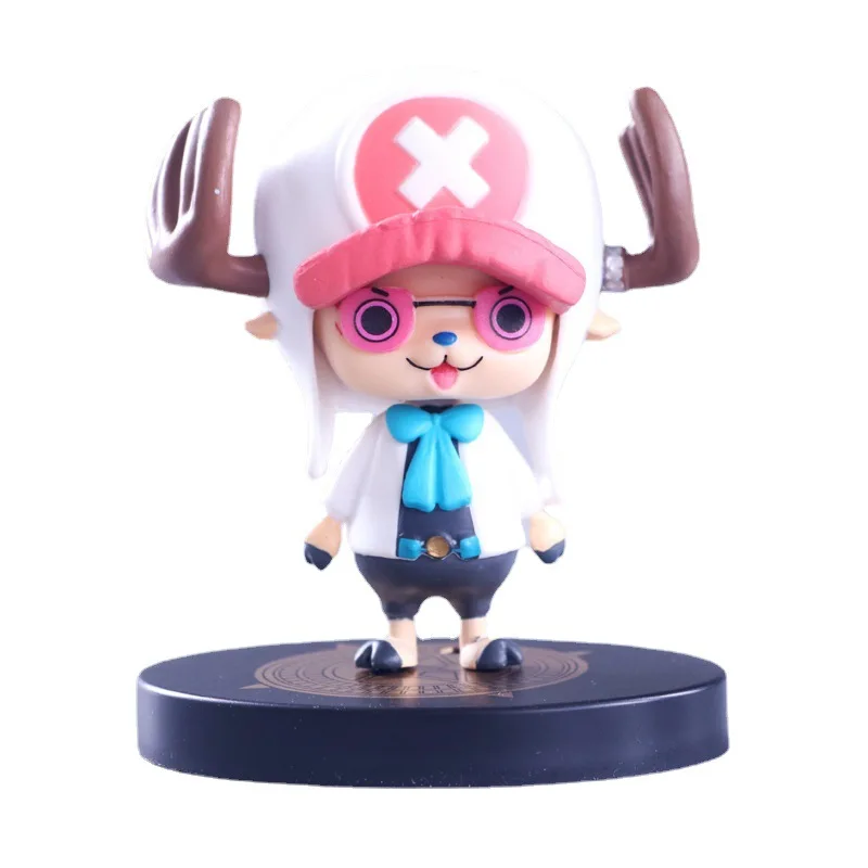 

9cm Anime Figure One Piece Chopper PVC Removable Figure Collection Model Desktop Ornament Children's Christmas Birthday Gift