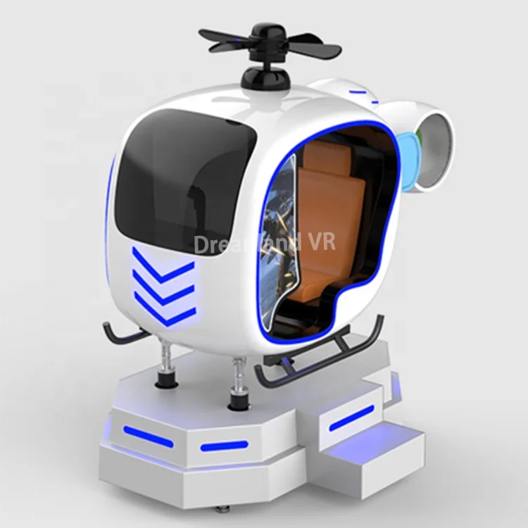 9D VR Монетный 3d-симулятор полета виртуальной реальности вертолет аркадная машина