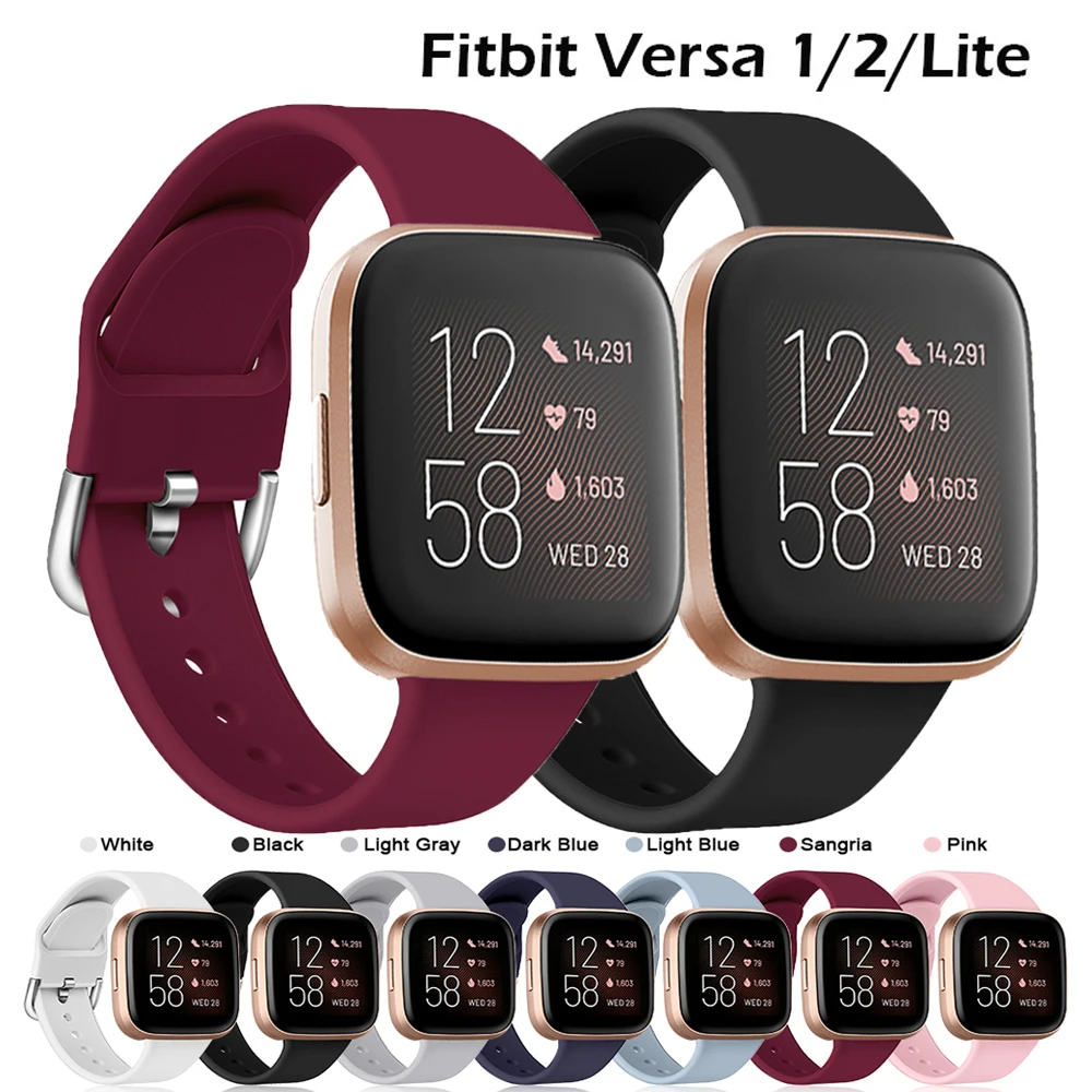 

Soft Silicone Watch band For Original Fitbit Versa 2 strap Waterproof Wrist Accessories Replacement For Correa Versa2 smartwatch