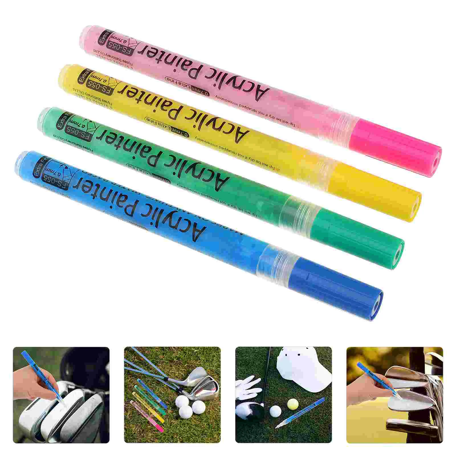 4 шт. аксессуары пеленальная ручка маркеры прецизионные пластиковые клюшки для