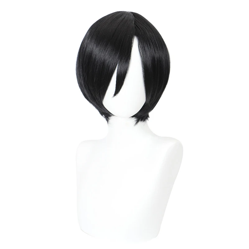 Ada Wong Cosplay Wigs Resident Evil 8 Cosplay Women 32cm Short Black Heat Resistant Synthetic Hair Wigs