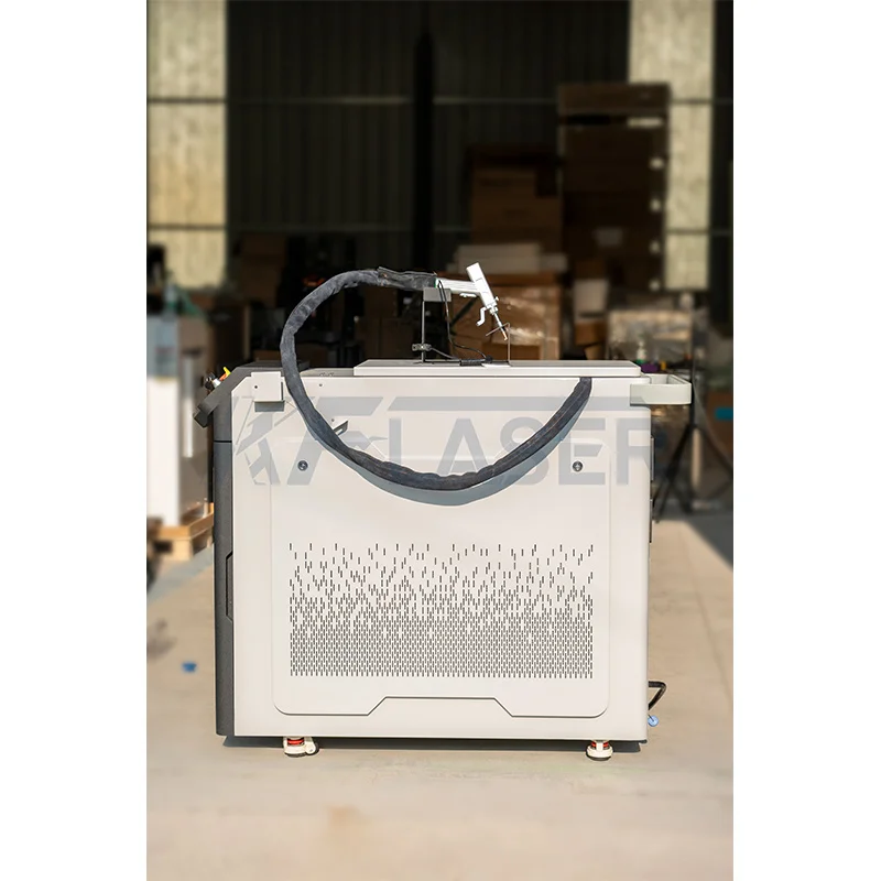Лучшая цена 100 Вт/200 Вт импульсная лазерная чистящая машина для удаления краски