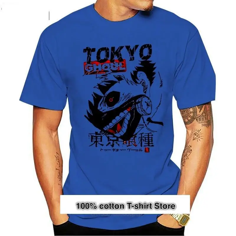 

Camiseta de Anime de Ghoul para hombre y mujer, Camiseta de algodón de Ken Kaneki, ropa de moda, camisetas de manga corta, 2021