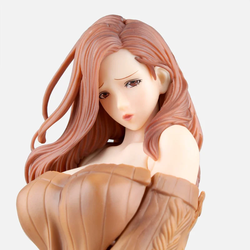 

pvc 29cm Japanese sexy anime figure Daiki industrial nine poem field non woven illustration 1/6 gentlemanBreast AnimeToyaction