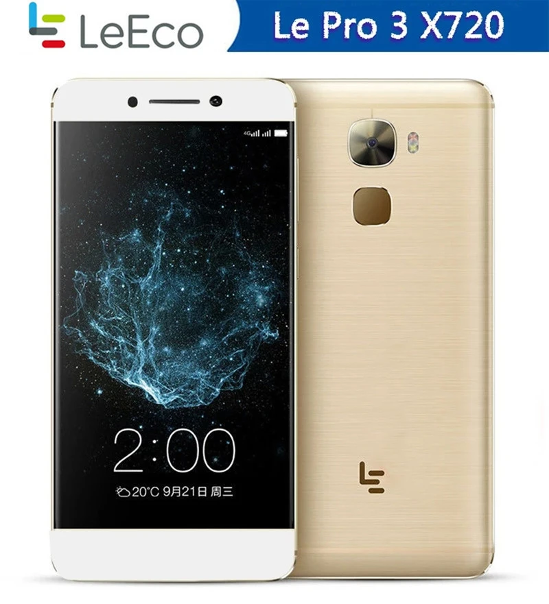 

In Stock! Letv LeEco Le Pro 3 X720 Mobile Phone 4GB RAM 32GB / 64GB ROM Snapdragon 821 5.5" 4070mAh 4G LTE Google Smartphone