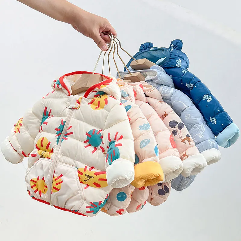 

New children's down padded jacket small and medium children baby padded jacket winter jacket boys and girls padded jacket