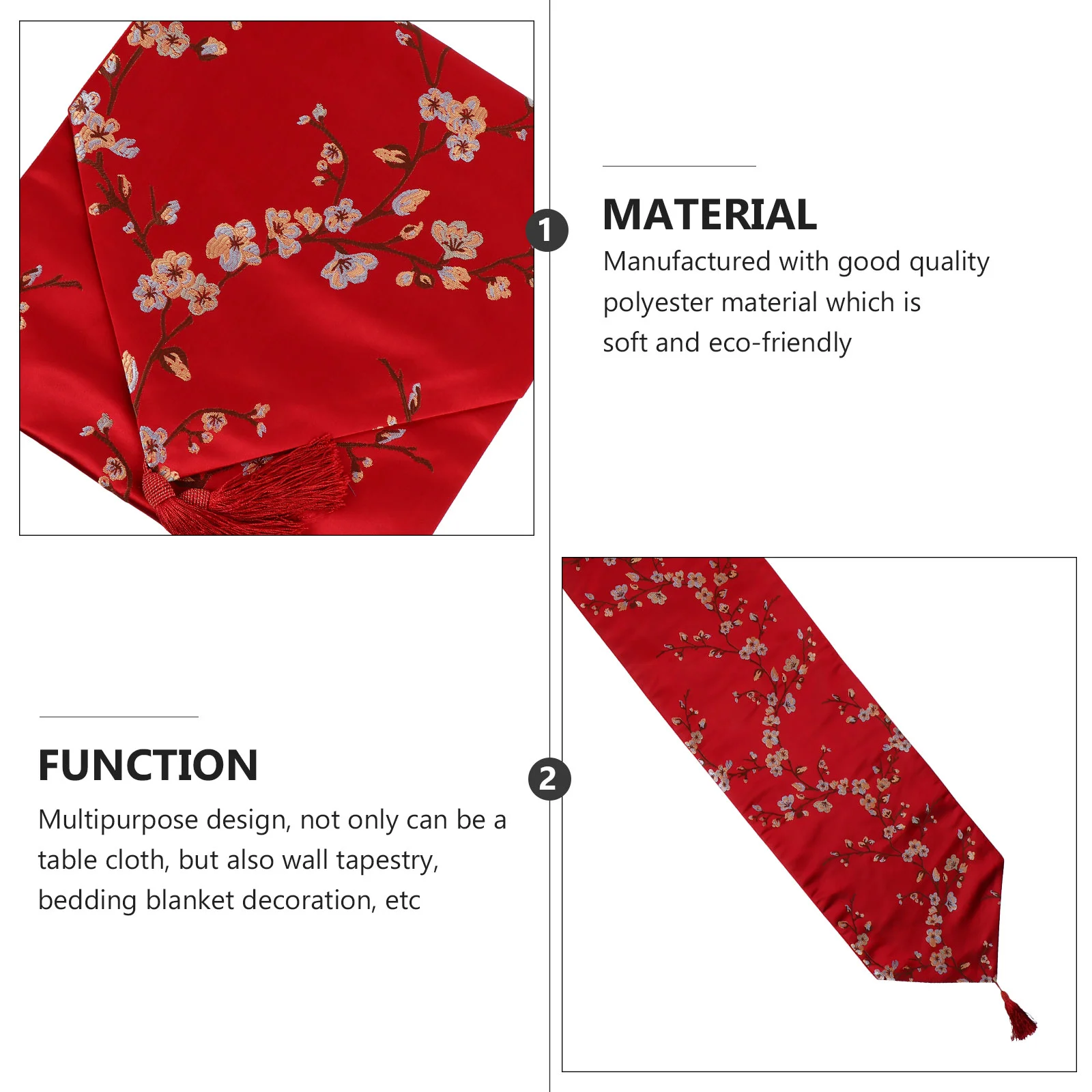 Скатерть по контракту китайская дорожка с цветком сливы украшение в стиле флага