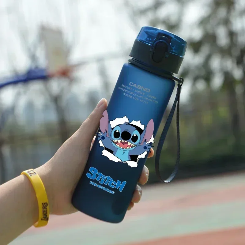 560 мл Disney Stitch чашка для воды большой емкости аниме мультфильм портативные