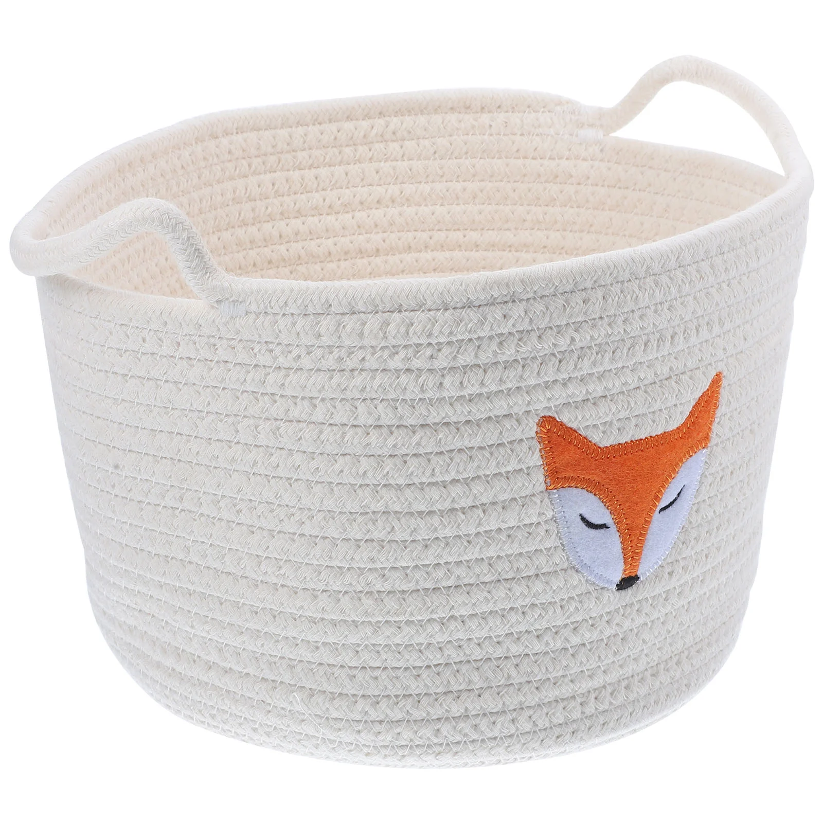 

Basket Woven Baskets Decor Cottonstorage Ropetable Round Oversized Wicker