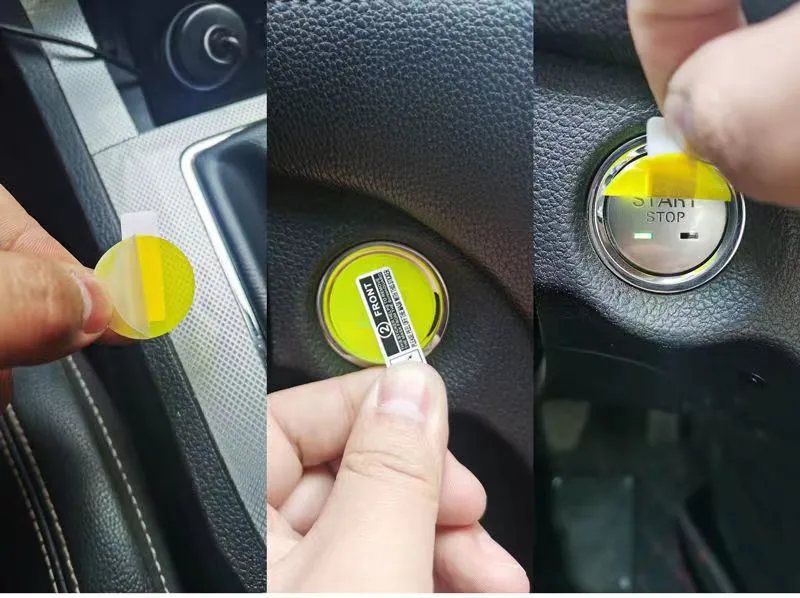 Кнопка запуска и остановки автомобиля защитная пленка наклейка для Saturn Astra Aura Ion