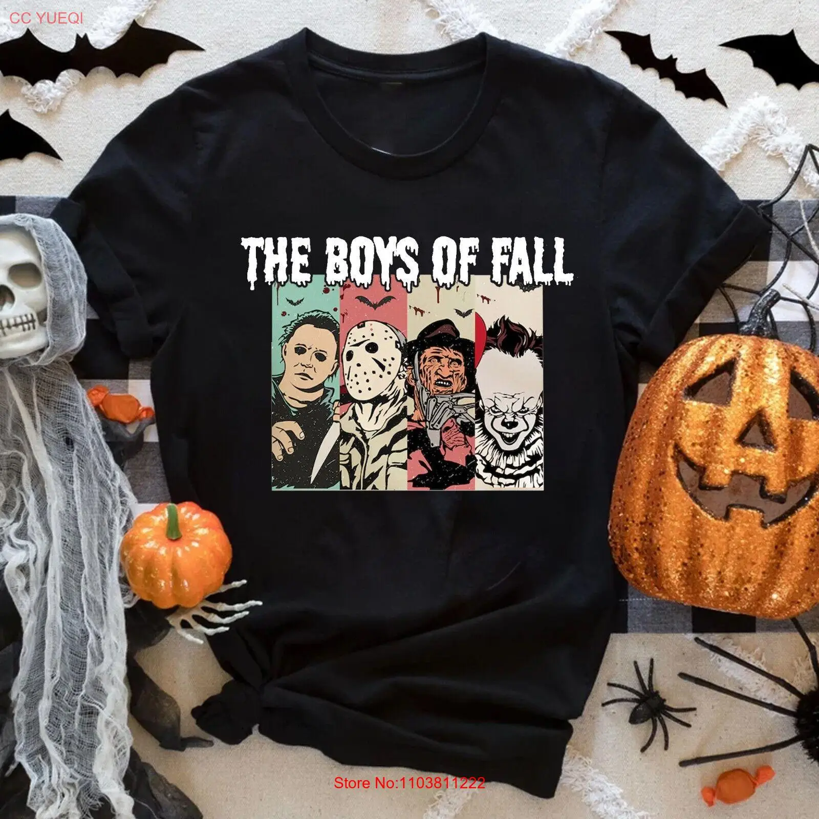 Рубашка с героями фильмов забавные друзья рубашка из фильма ужасы на осень