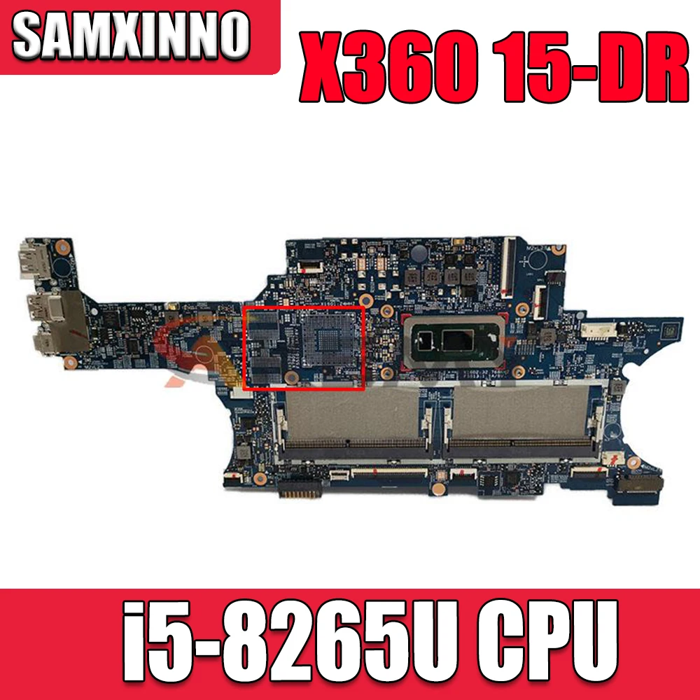 

Akemy L53569-601 18748-1 original motherboard SREJQ i5-8265U CPU GM For HP ENVY X360 15-DR 15T-DR laptop motherboard mainboard
