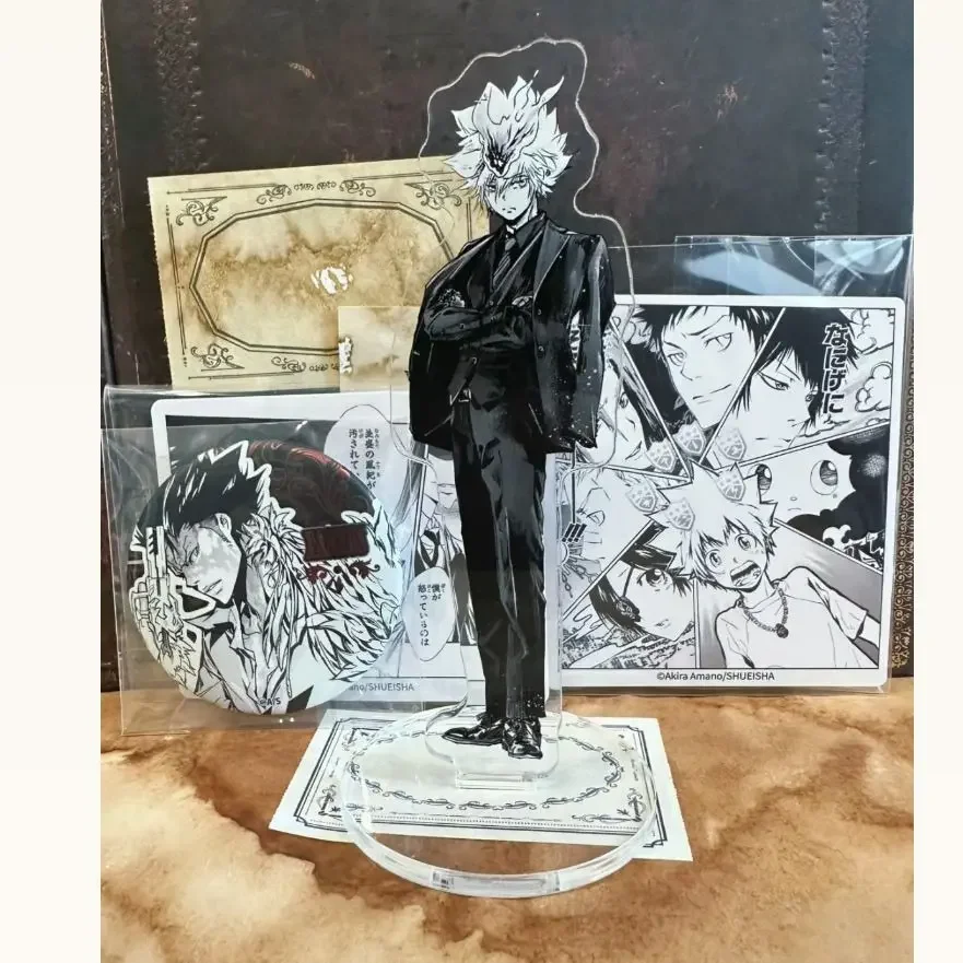 Sawada Tsunayoshi акриловая подставка Katekyo Hitman Reborn аниме коллекция товаров черно-белая