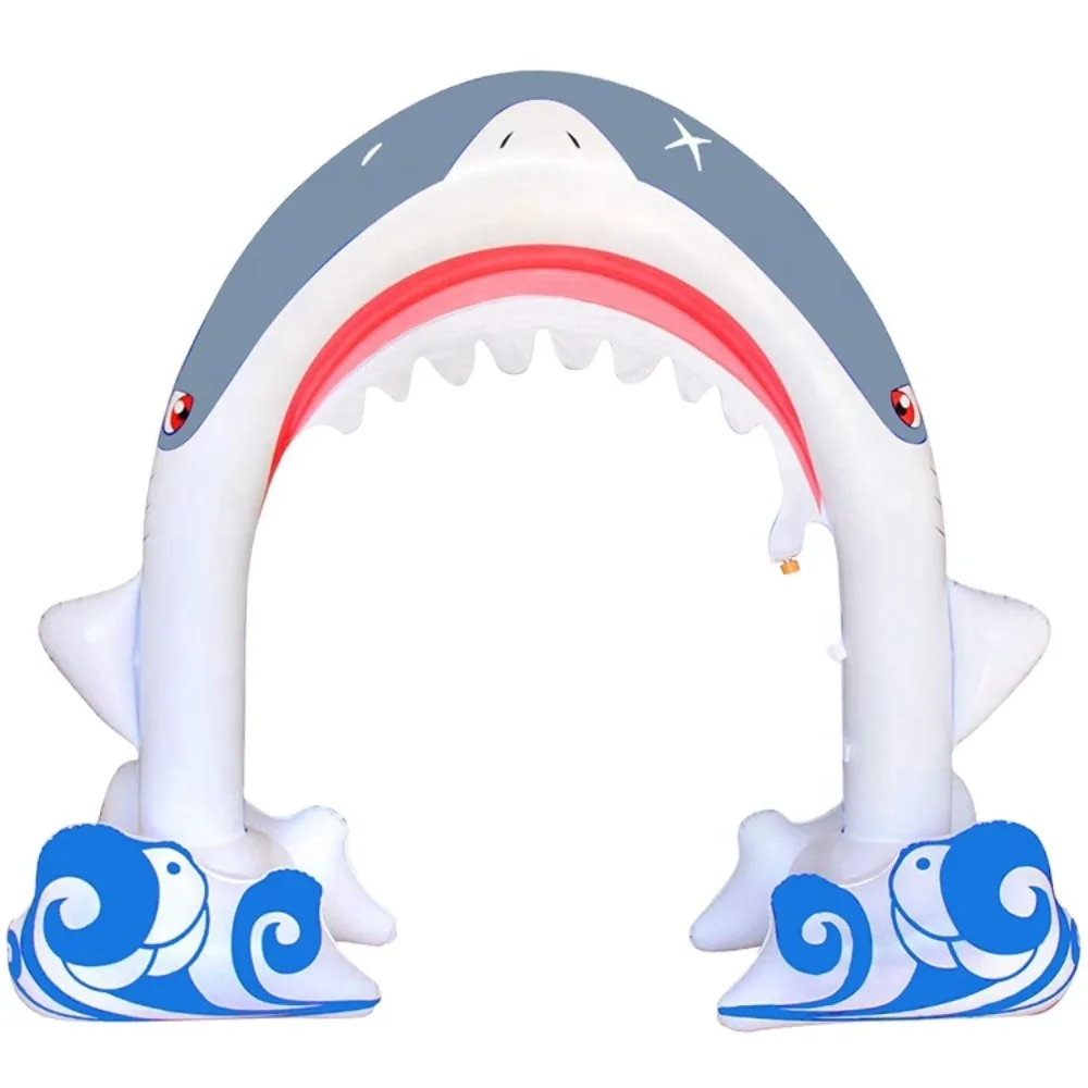 

Игрушечный спринклер, детский надувной водяной спринклер, надувная Акулий арка