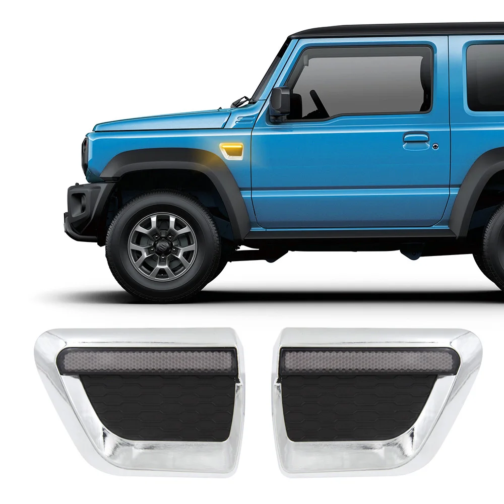 Фото Светодиодный габаритный фонарь для SUZUKI JIMNY JB64/74, фонарь на крыло автомобиля, ДХО, динамический указатель поворота, грунтовый светильник, водонепроницаемый №1