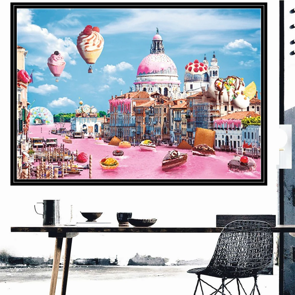 

DIY 5D Diamond Painting Scenic Series Kit Full Drill Square Round Embroidery Mosaic Art Picture Of Rhinestones Home Decor Gifts