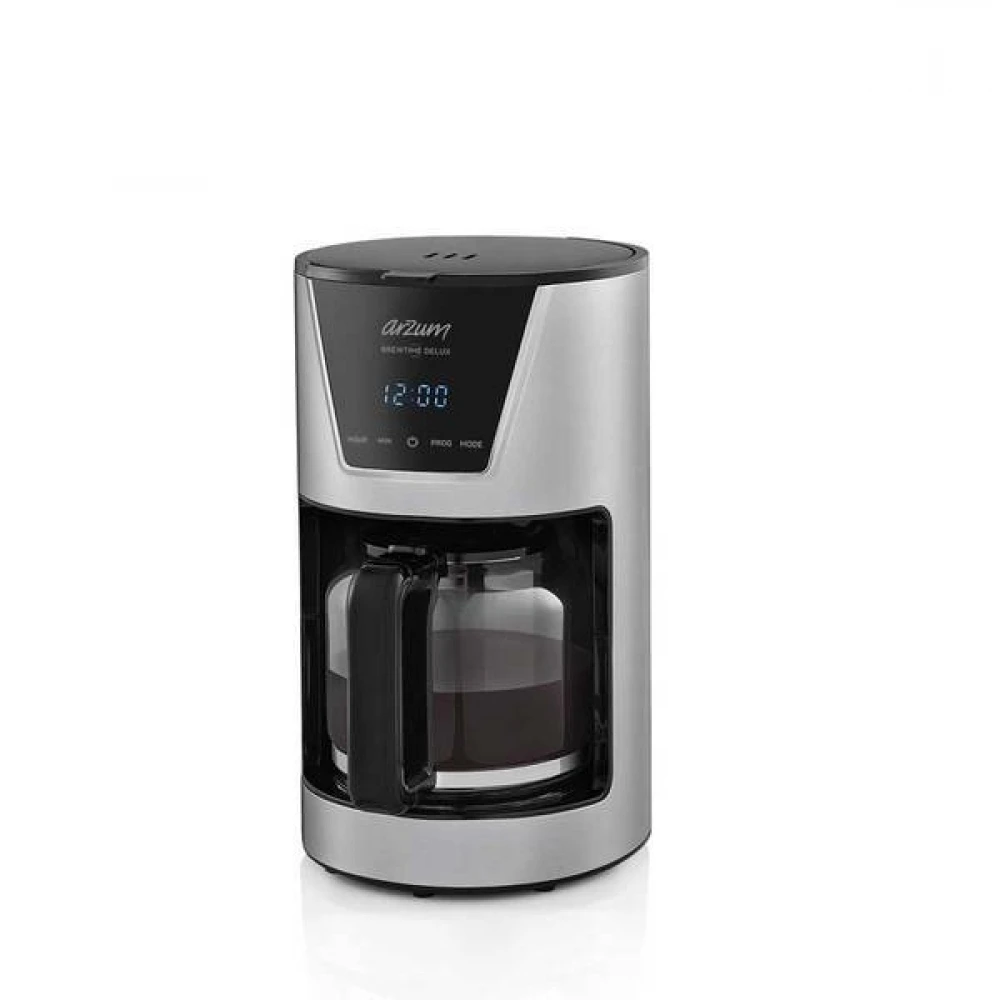 Arzum AR3081 Brewtime Delux фильтр Kahve Makinesi - Inox 1 5 литра (12-14 Fincan) Demlik Kapasite Aroma ozelliyum240ak/серт |