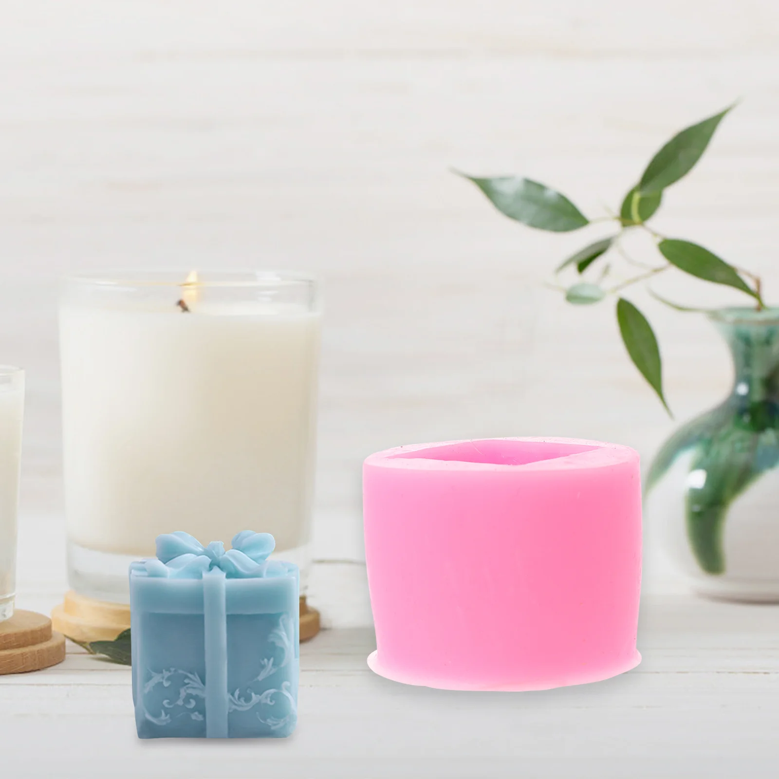 

Mold Gift Box Shape DIY Mold Silicone Mold Soap Making Mold Scented Mold for Home