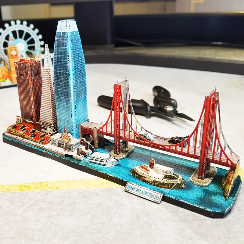 Металлическая Сборная модель 3D Трехмерная головоломка стальная |