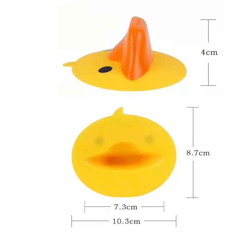 2pcs Microwave Oven Gloves Cute Duck Heat Resistant Oven Mitts Anti Scald Pot Bowl Holder Cooking Silicone Kitchen Accessories images - 6