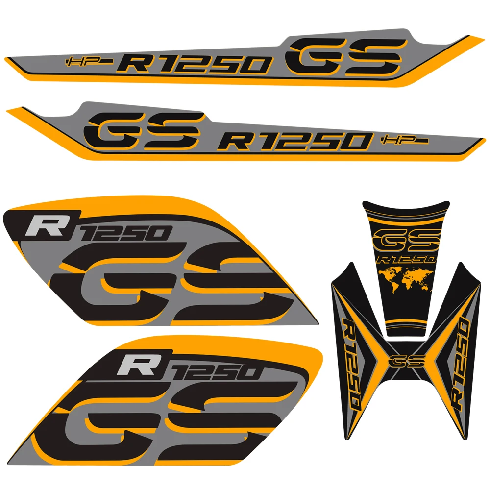 

Мотоциклетные наклейки R1250 R 1250 GS для BMW R1250GS, накладка на бак, боковая панель, протектор, крыло, передний носовой обтекатель, клюв