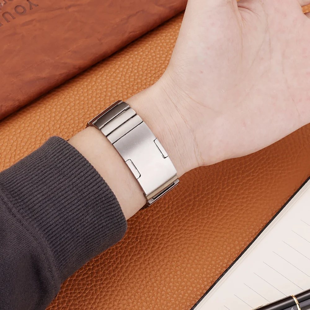 22mm Titanium Strap for Huawei Watch GT2 Pro Stainless Steel Metal Watch Band for Huawei GT2/GT 2e Wrist Band Correa Bracelet