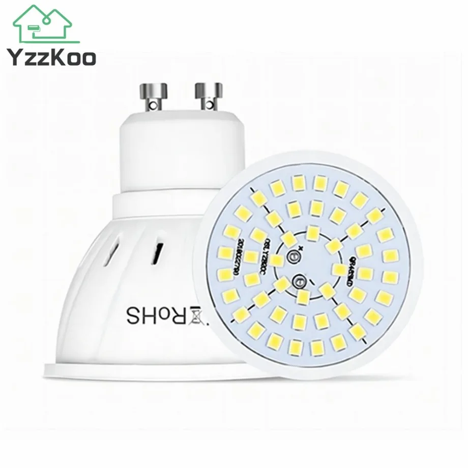 

YzzKoo GU10 LED E27 Lamp E14 Spotlight Bulb 48 60 80 Leds Lampara 220V GU 10 Bombillas Led MR16 Lampada Spot Light B22 5W 7W 9W