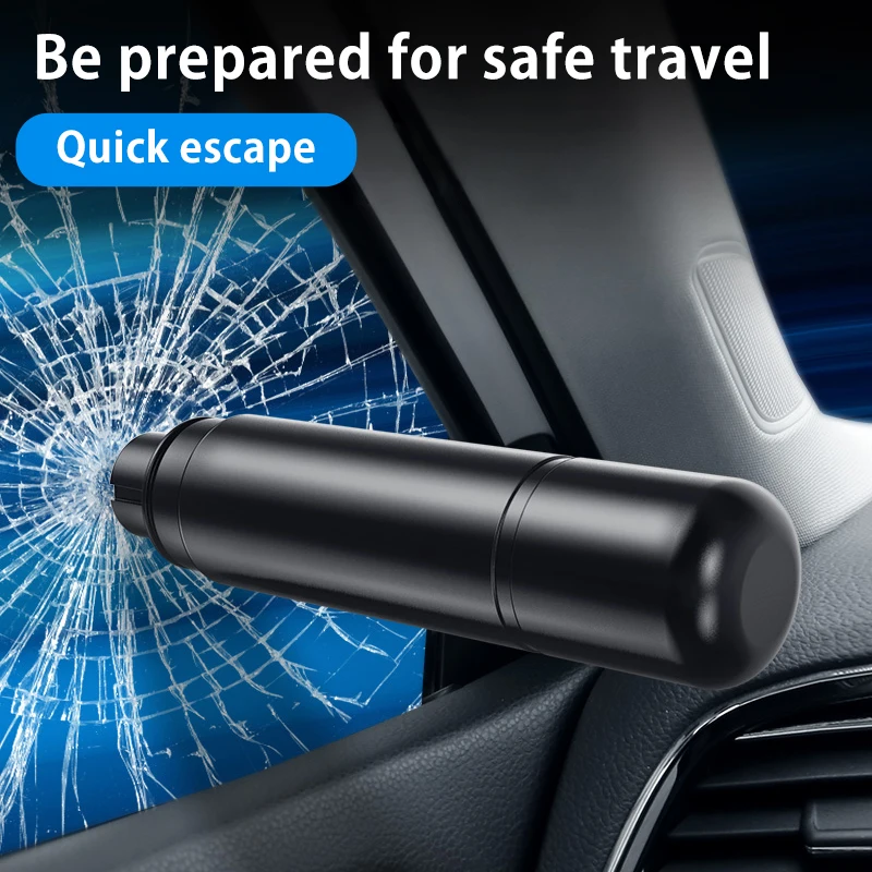 

Wonderlife Car Safety Hammer Car Emergency Glass Window Breaker Seat Belt Cutter Life-saving Escape Car Emergency Tool