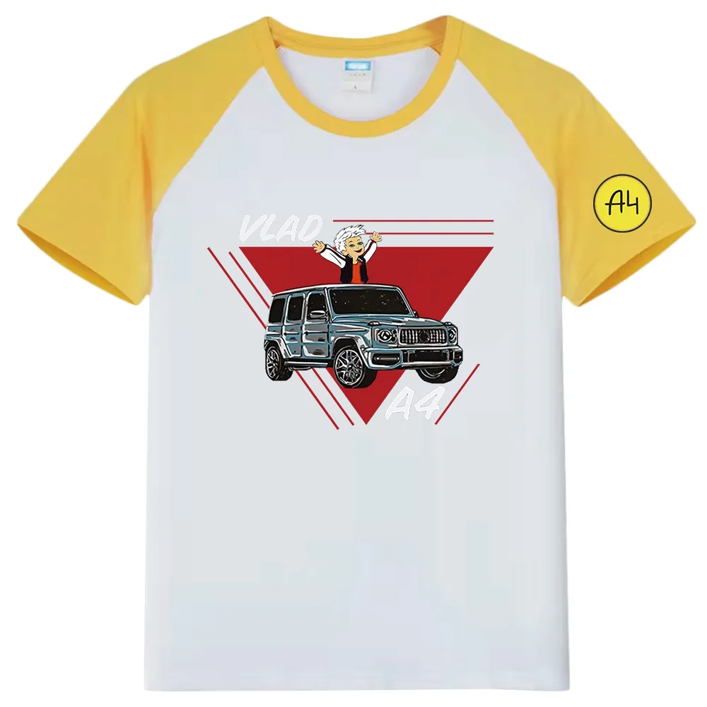 Children Clothing Girl Merch A4 T-shirt Summer Boys Graphic Tee Unisex Tshirt Kids Short Sleeves Мерч А4 Tees 100% Cotton Tops