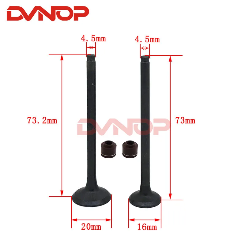 

Деталь двигателя мотоцикла, Впускной Выпускной шток клапана для DIO 54 55 56 57 61 62 63 AF54 AF55 AF56 AF57 AF61 AF62 AF63 сальник