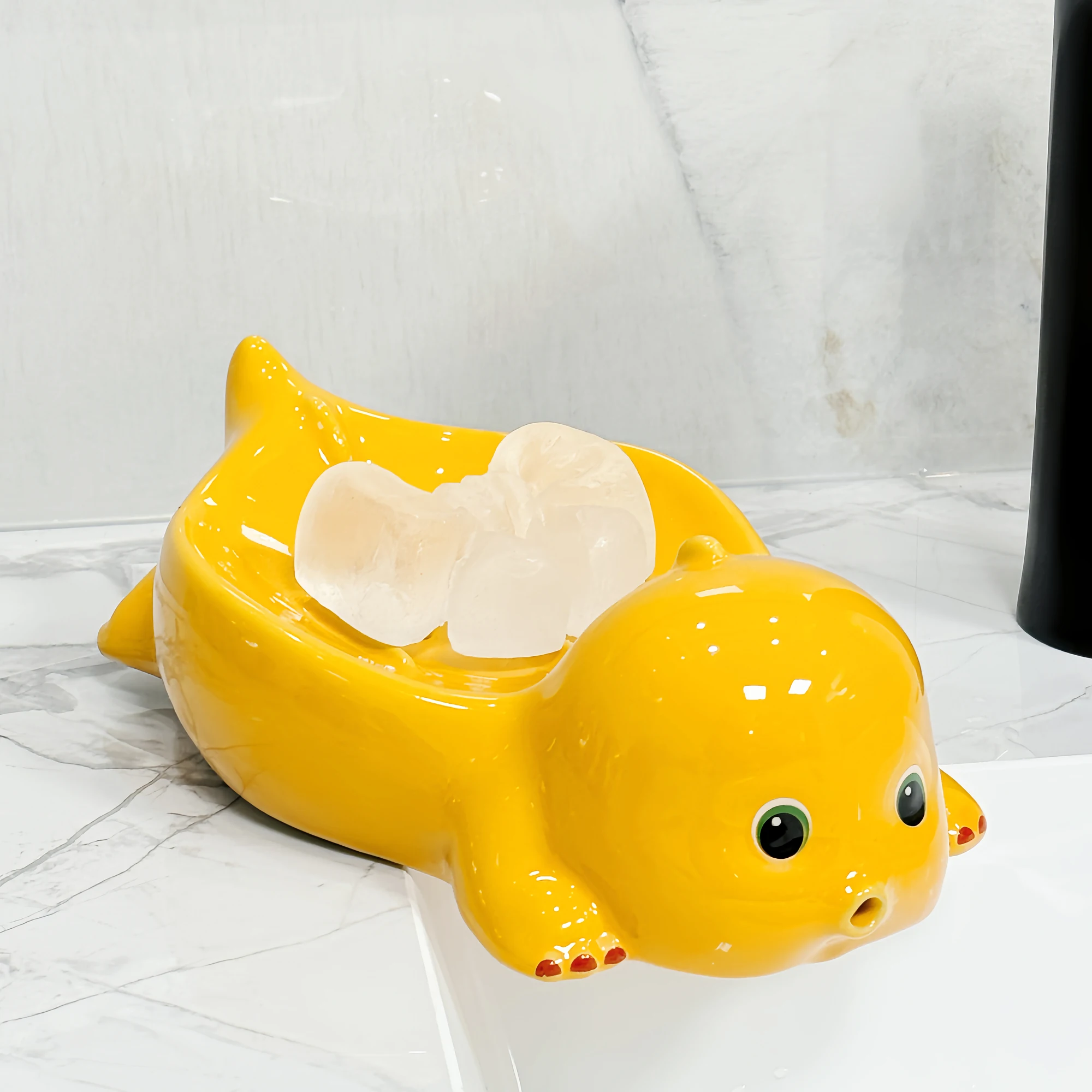 WHYOU милый керамический держатель для мыльницы Totoron сливной портативный домашний