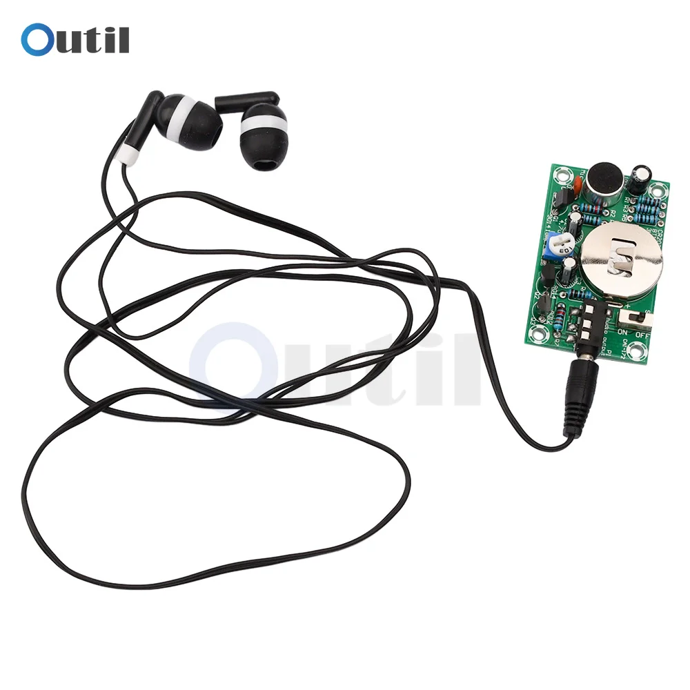 Набор электронных усилителей для слухового аппарата с батареей