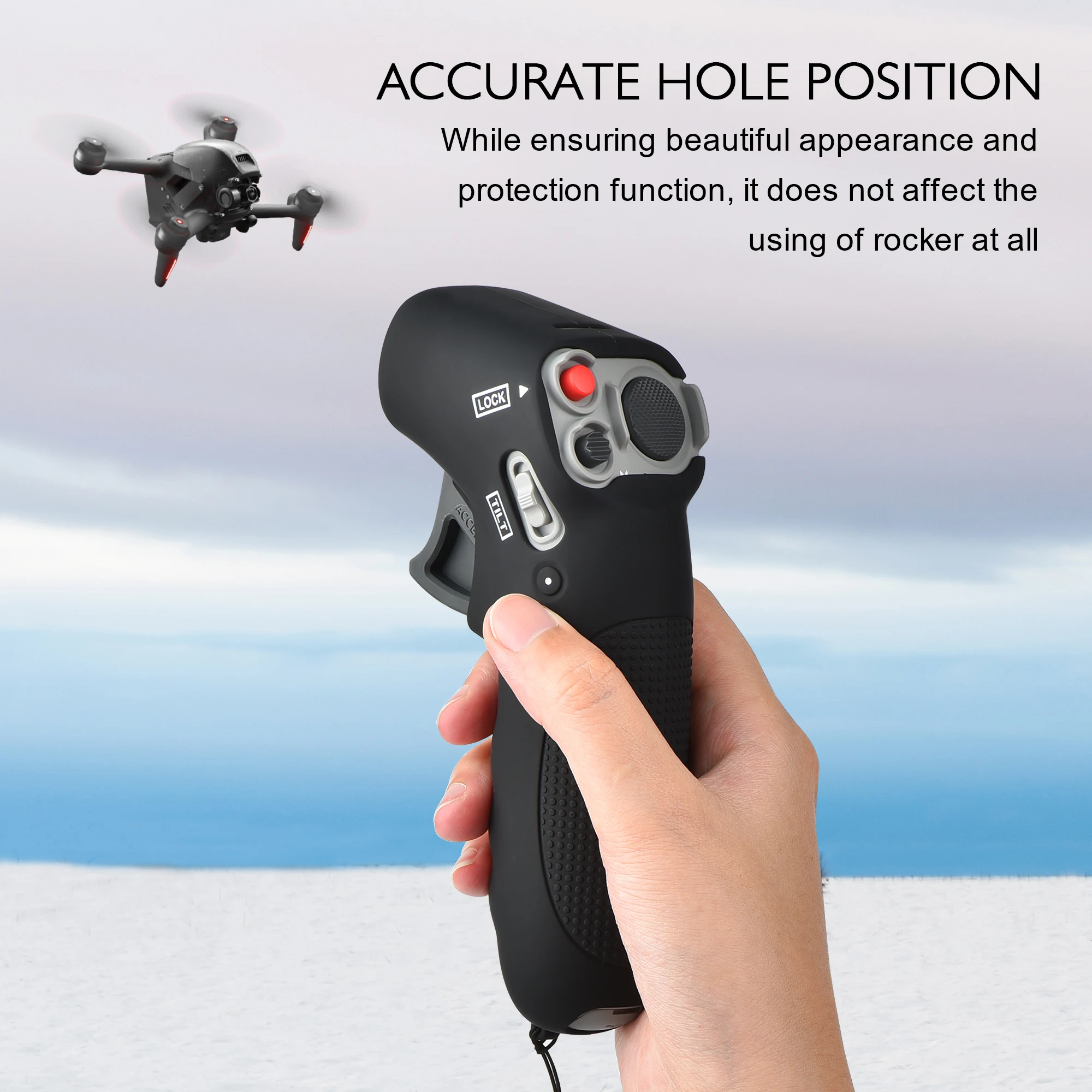 For DJI Avata Accessories For DJI FPV /Avata Joystick Silicone Protective Case Waterproof Anti-drop Anti-loss Protective Cover enlarge