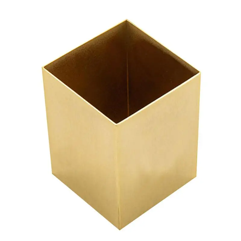 

Pen Containers For Desk Stainless Steel Makeup Brushes Cup Desk Accessories For Makeup Brushes Pencil Eraser Eyebrow Pencil