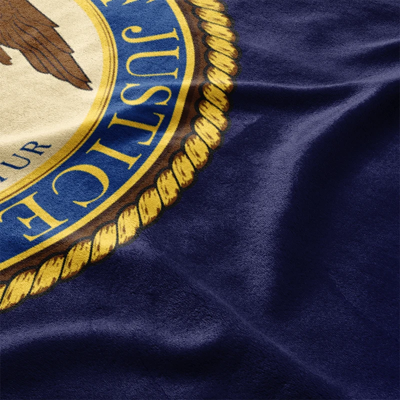 Фото Aertemisi Соединенные Штаты Департамент справедливости Doj Seal Одеяло для маленьких, средних и больших собак, кошек, щенков, котят, дивана, дивана, кровати, декор №2