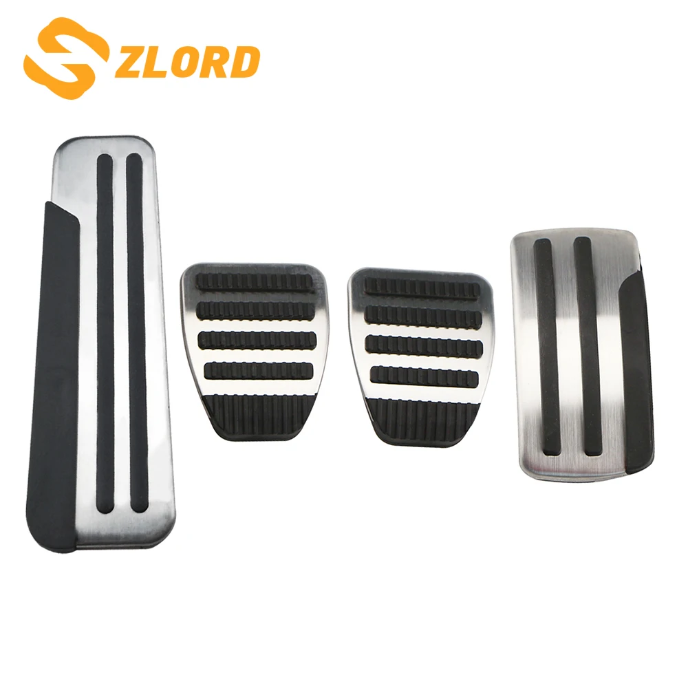 

MT AT Stainless Stee Car Pedals Fuel Brake Footrest Pedal Cover for Nissan X-trail Xtrail T31 ROGUE Qashqai J10 Teana Altima