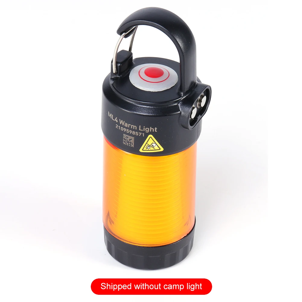 

Portable Atmosphere Decorative Camping Light Lampshade Mosquito Repellent Orange for ML4 Camping Light Protective Case