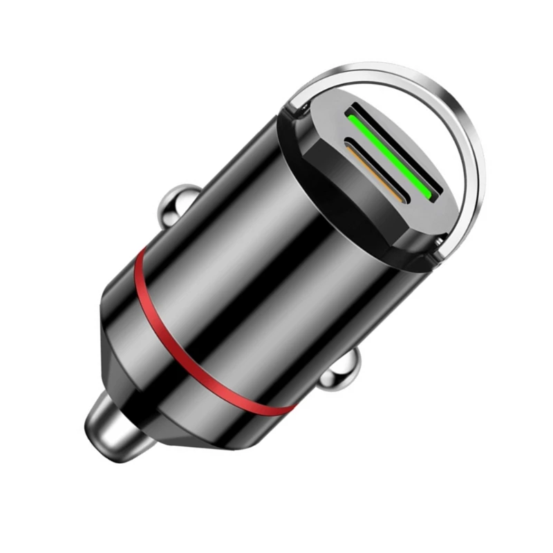 12 В 24 двойной порт USB типа C адаптер для быстрой зарядки Зарядные устройства