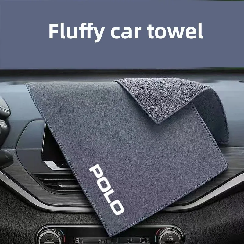 

Double-sided Material Absorbent Fluff Car Wipe Cloth Car Interior Cleaning Towel For Volkswagen VW Polo 6R 6N 6N2 6C 9N 9N3