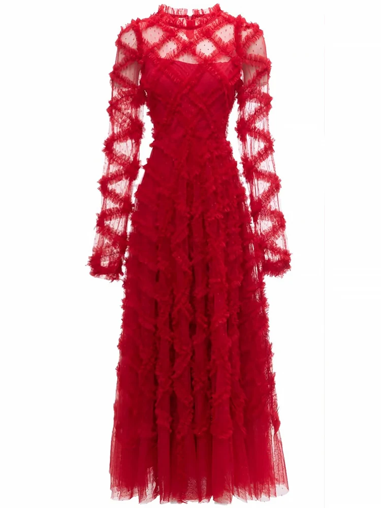 Женское дизайнерское элегантное платье длинное вечернее с фатином официальное